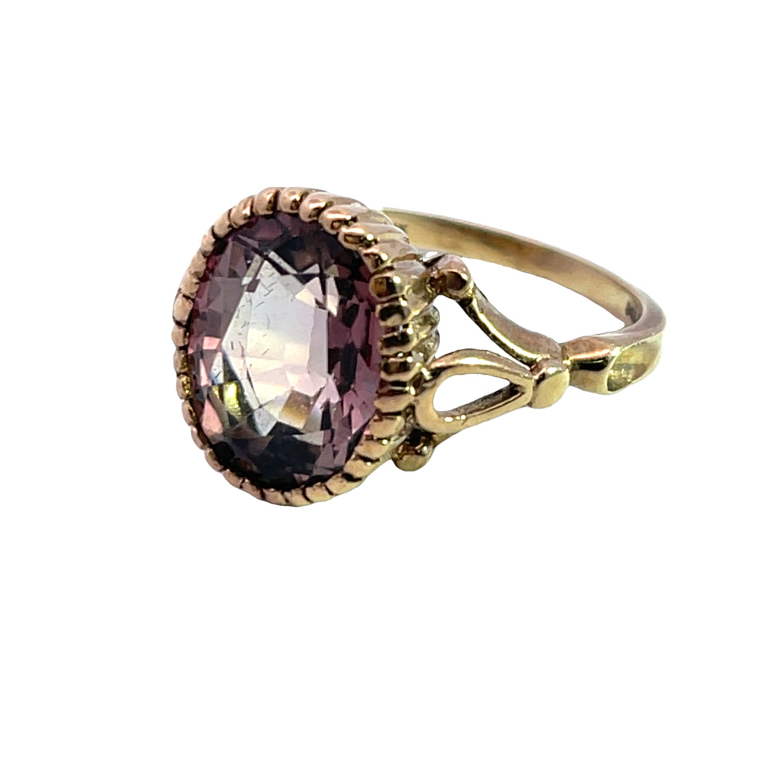 Victorian 9K rose gold, and Andalusite Ring