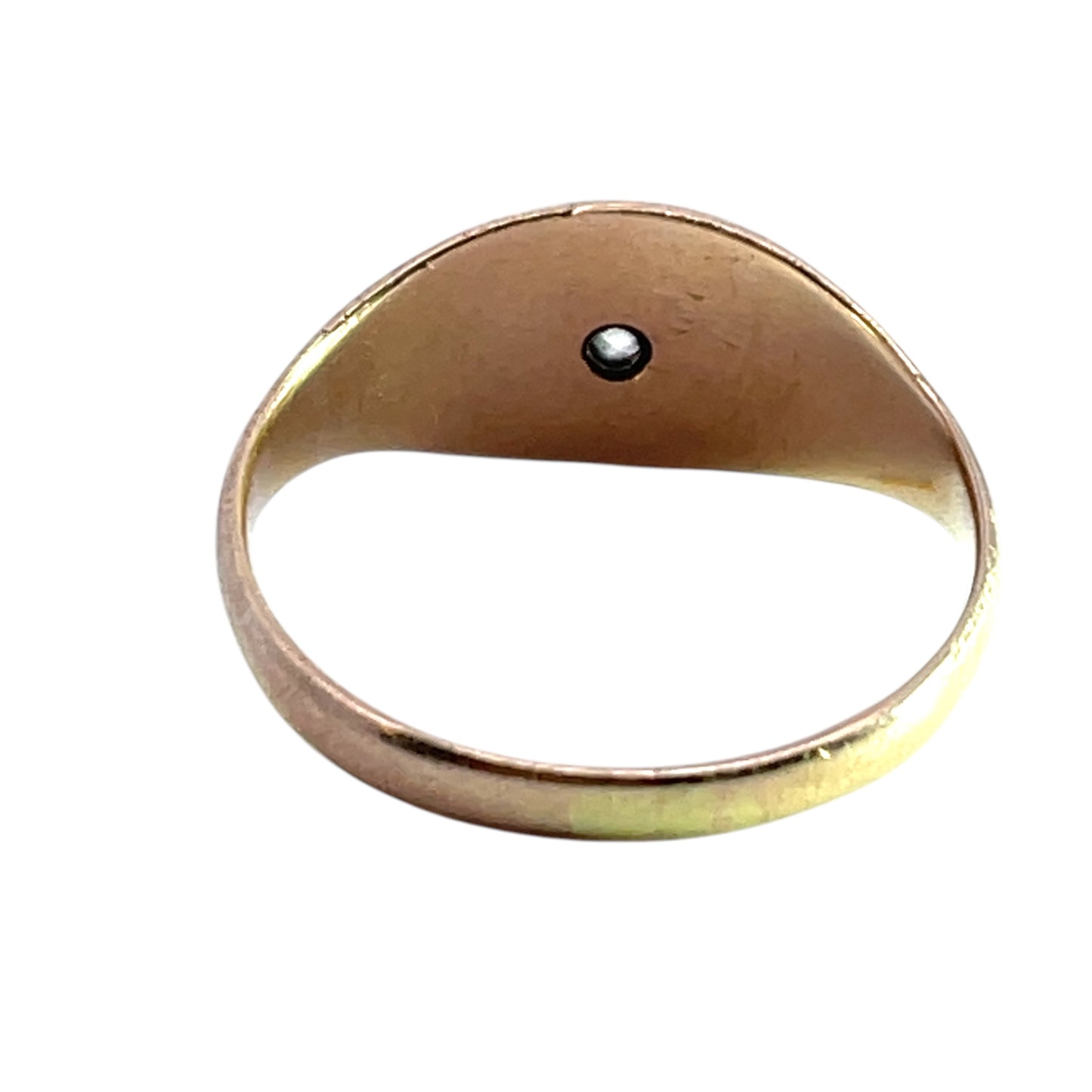 Victorian 14KY gold and diamond ring