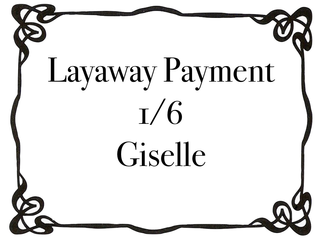 NK LEMANCEAU PARIS COUTURE Layaway 1/6 Giselle