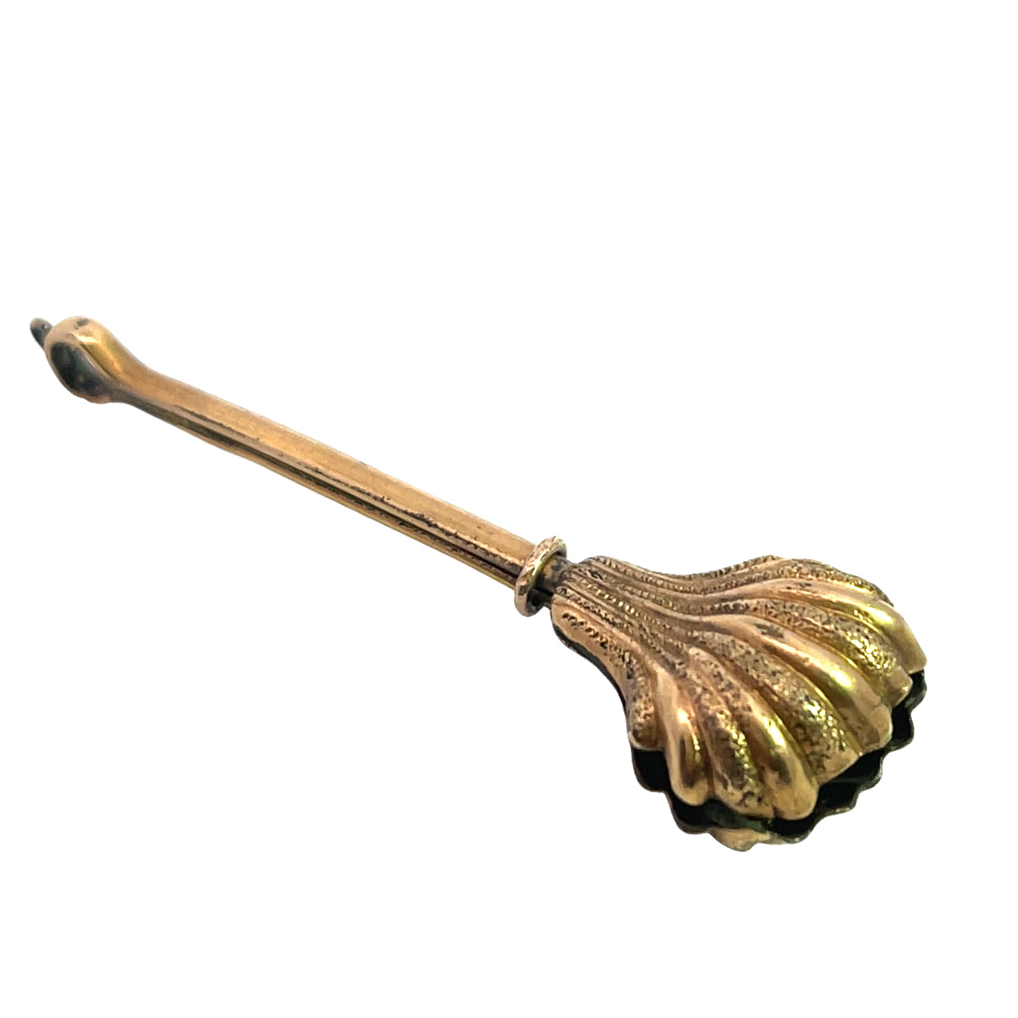 Victorian Brass Snuff Spoon