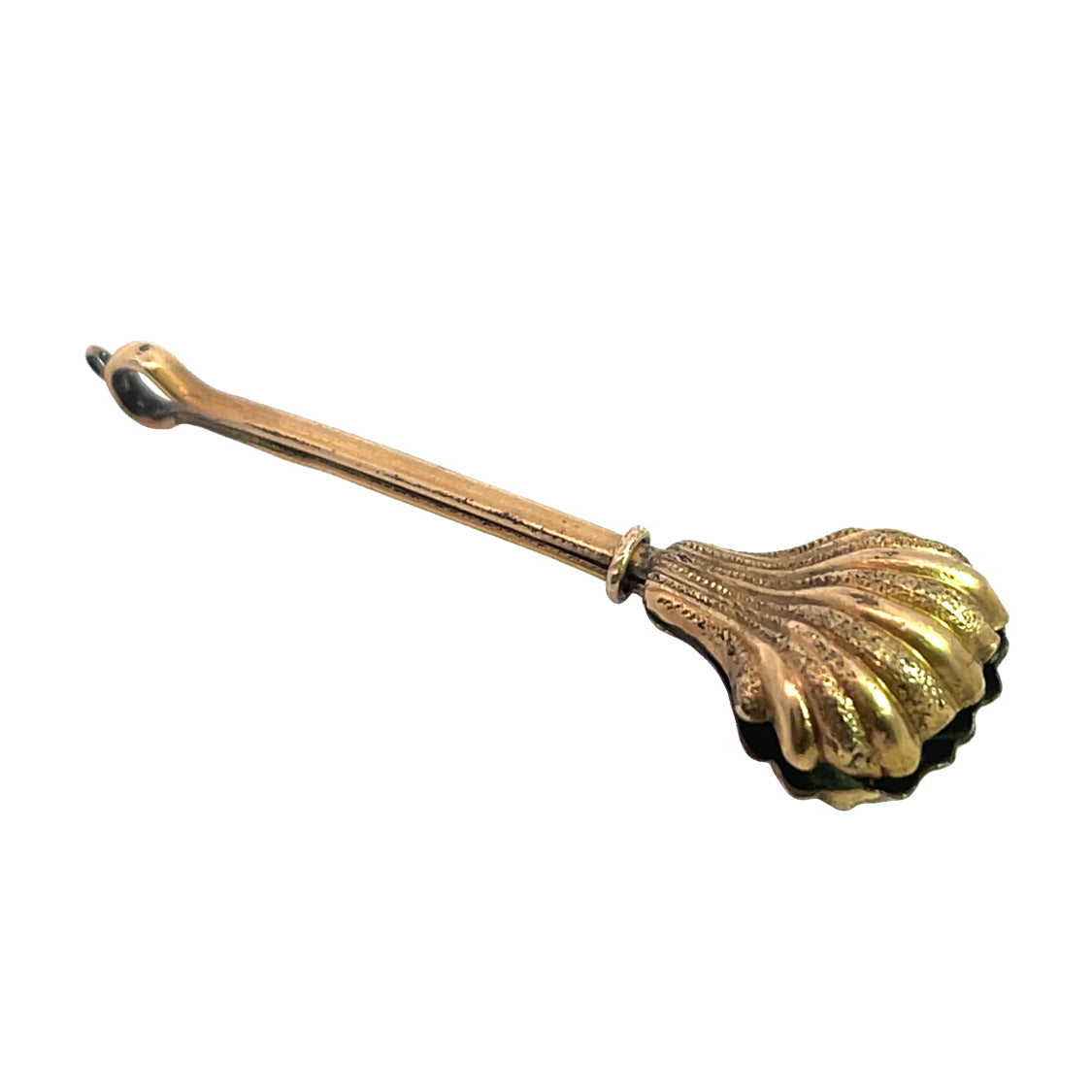 Victorian Brass Snuff Spoon