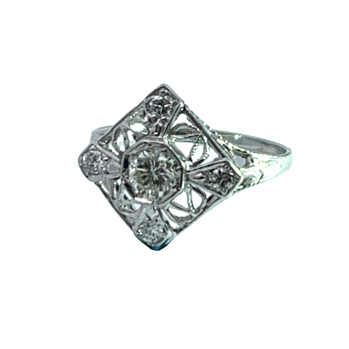 Victorian Platinum and diamond ring