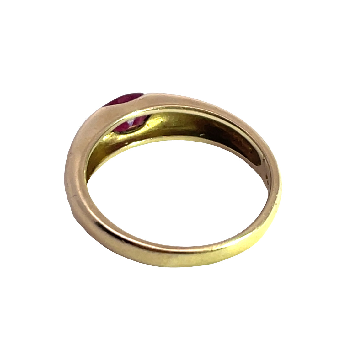 Victorian 14KY gold and ruby ring