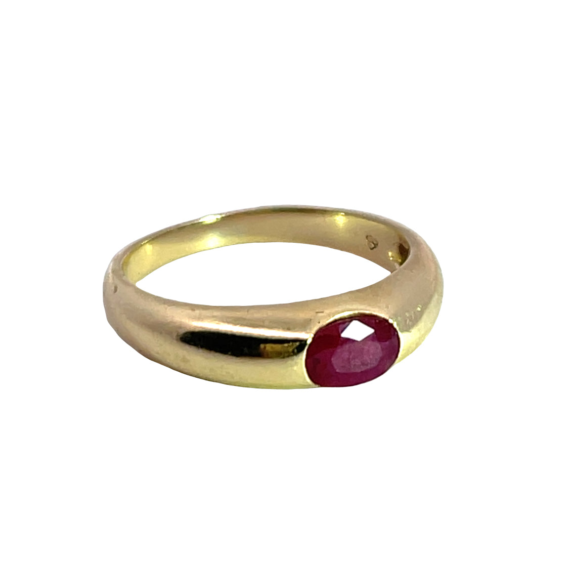 Victorian 14KY gold and ruby ring