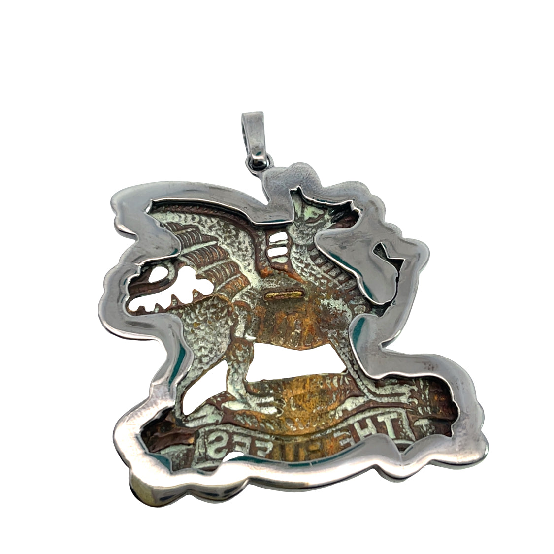 Early Modern and contemporary British Bronze Dragon Pendant