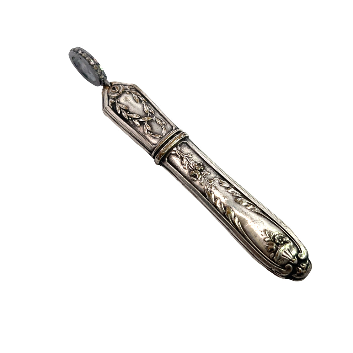 Victorian Sterling Silver Needle Case