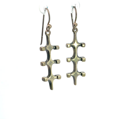 Modern Sterling Silver Uni Anderson earrings