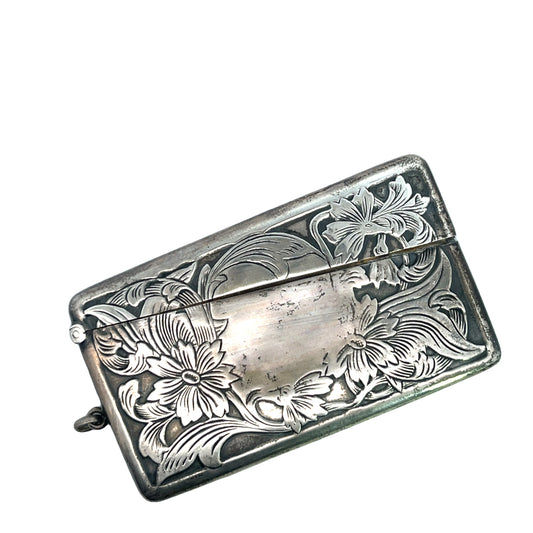 Victorian Sterling Silver Business Card Case