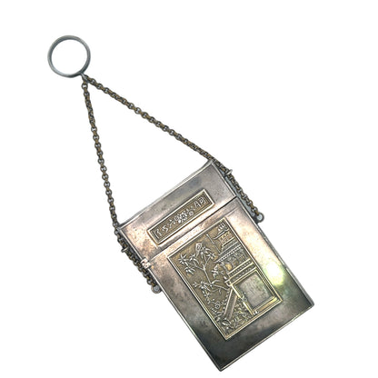 Edo Period Sterling Silver Business Card Holder