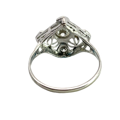 Victorian Platinum and diamond ring