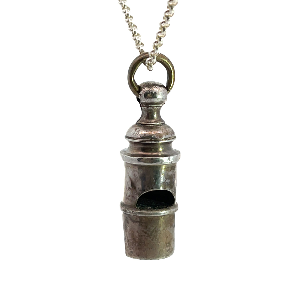 Victorian Sterling silver Nanny Whistle pendant