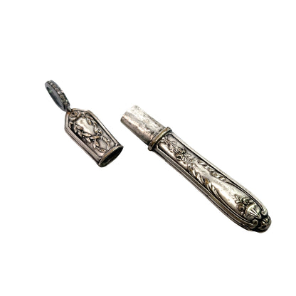 Victorian Sterling Silver Needle Case