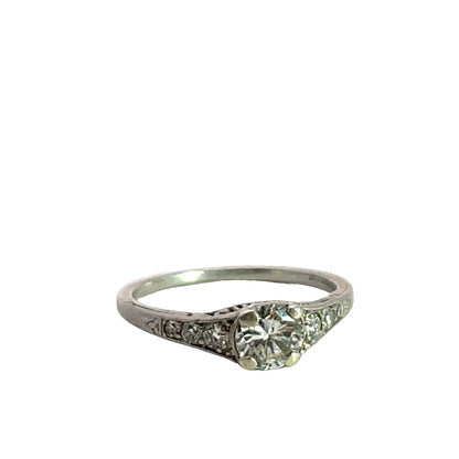 Victorian Platinum diamond ring