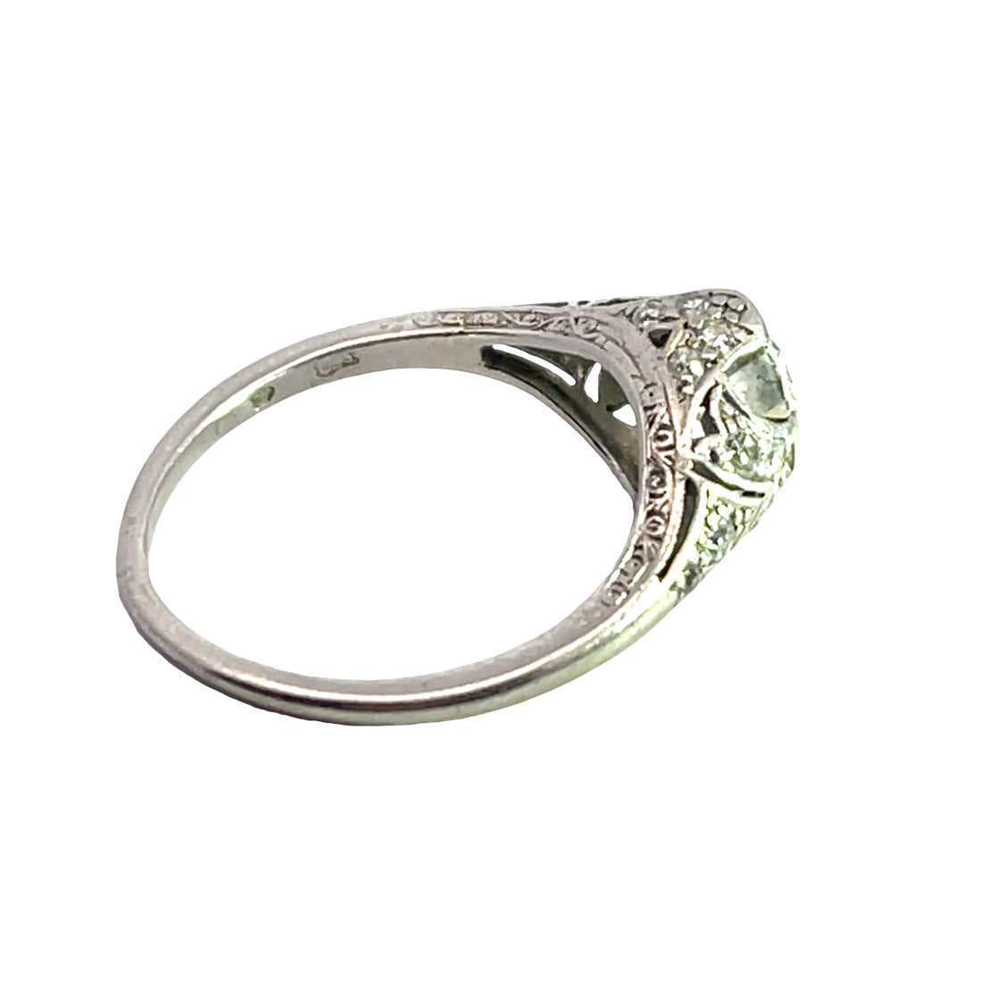 Art Deco Platinum diamond ring
