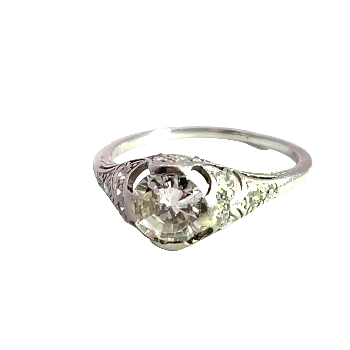 Art Deco Platinum diamond ring