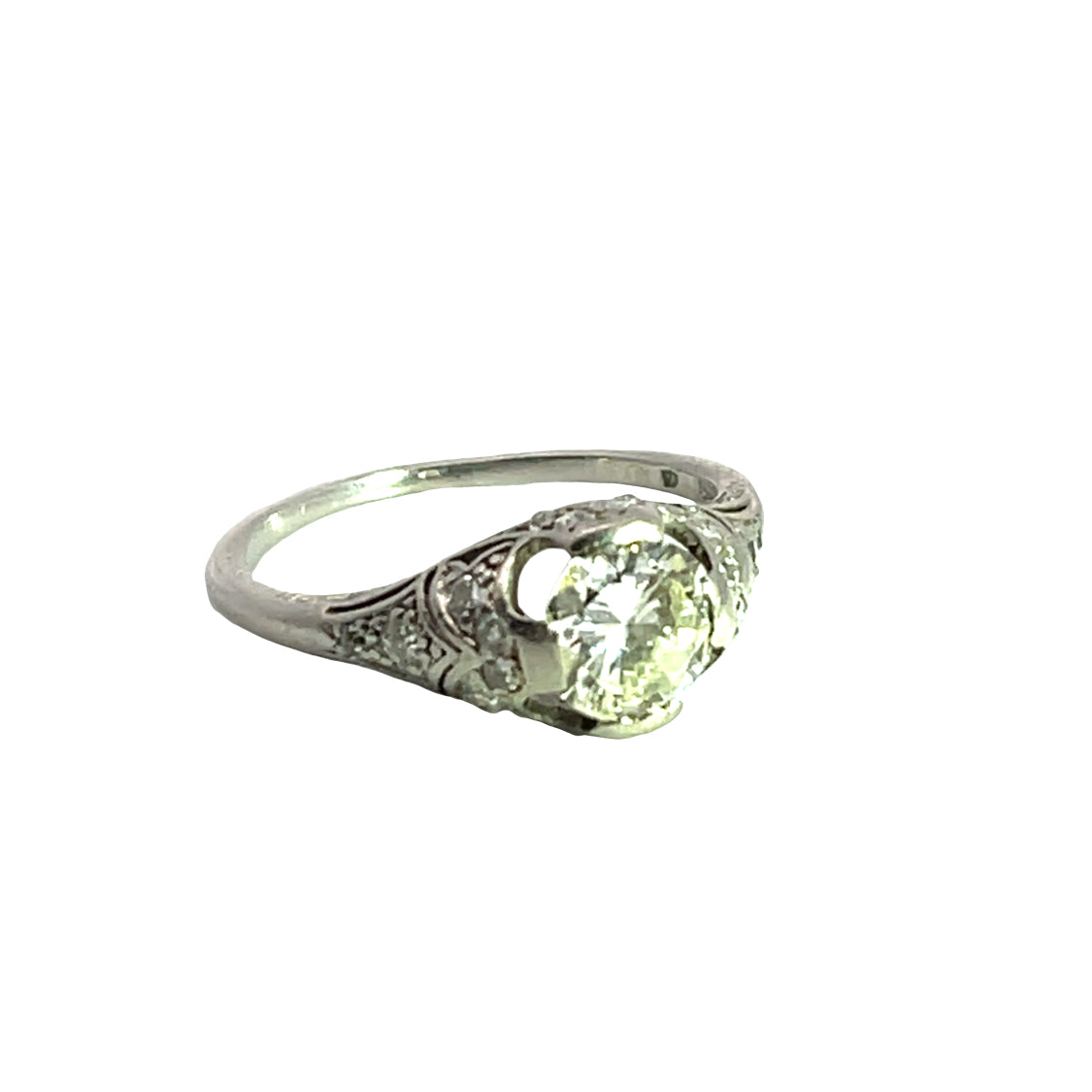 Art Deco Platinum diamond ring