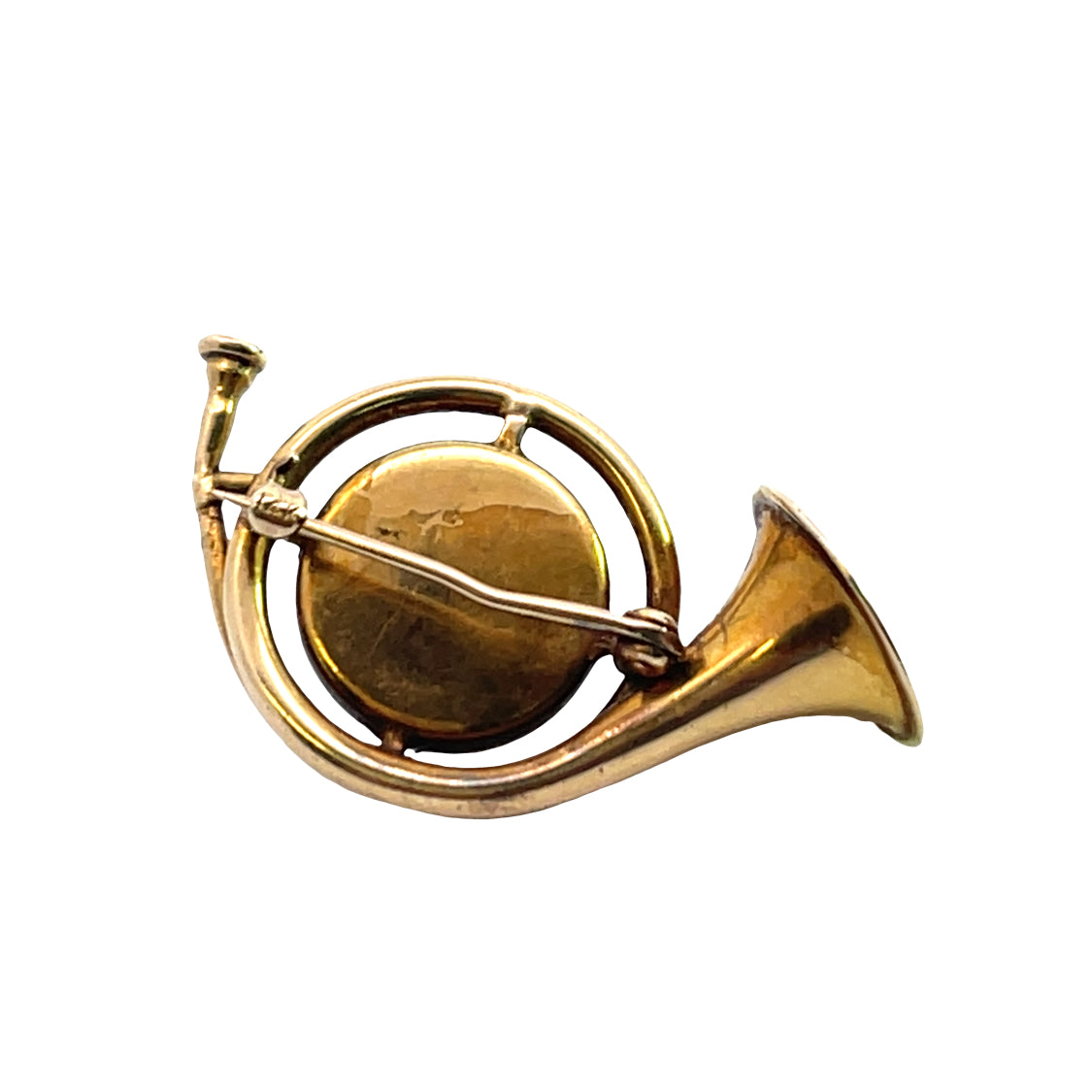 Victorian 14KY gold Fox Horn Essex crystal