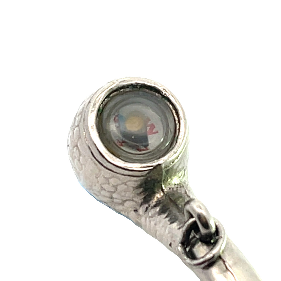Victorian Sterling Silver and compass pipe pendant