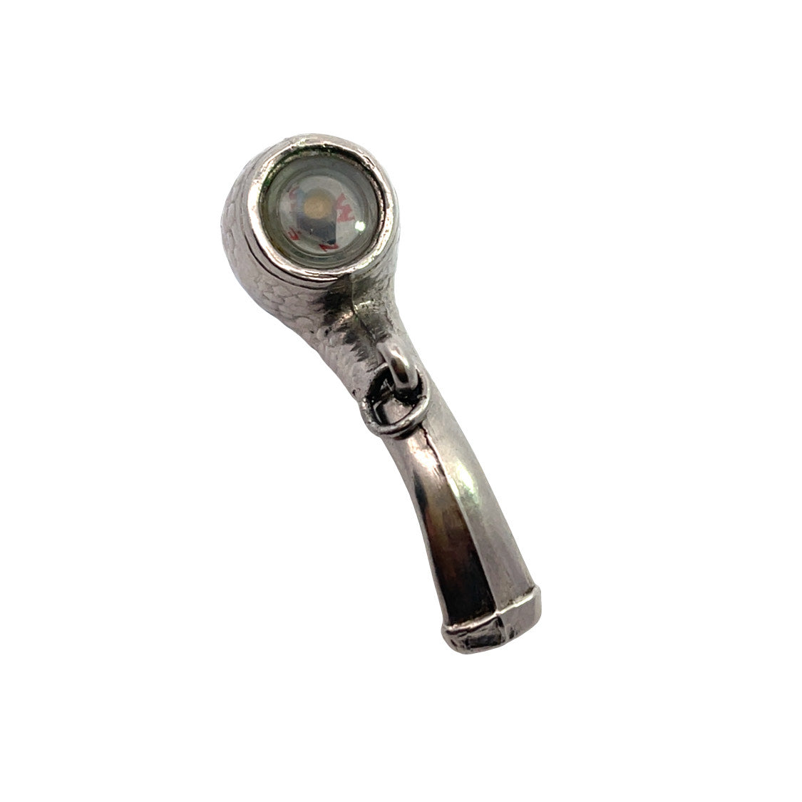 Victorian Sterling Silver and compass pipe pendant