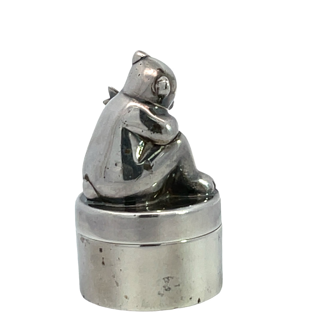 Victorian Sterling Silver Tiffany & Co.  Bear Tooth Fairy Box