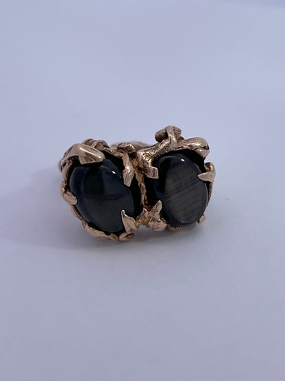 DEPOSIT FOR ALEX - R 14K YG BLK STAR SAPPHIRE