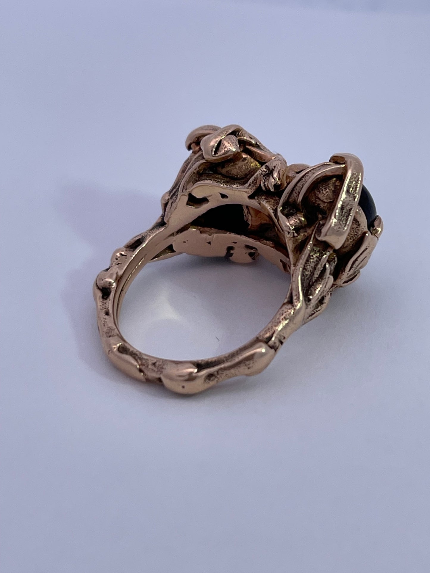 DEPOSIT FOR ALEX - R 14K YG BLK STAR SAPPHIRE