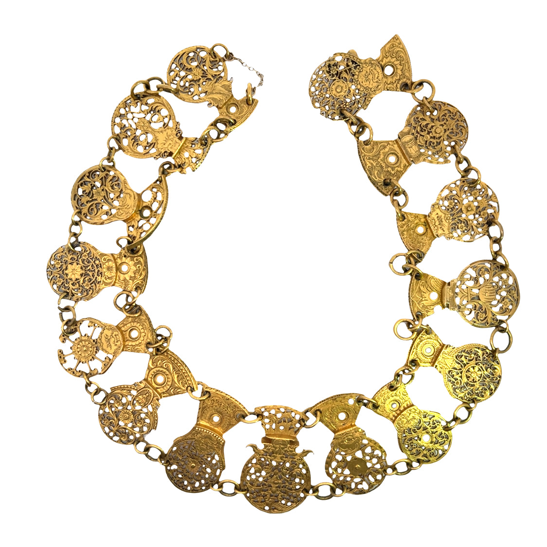 Victorian Gold Plated 'Verge' necklace
