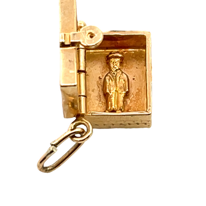 Victorian 14KY gold Hope chest charm