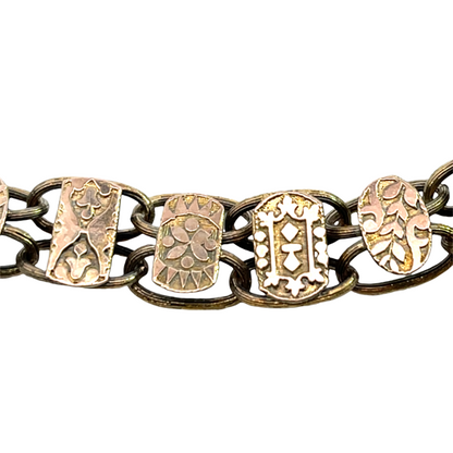Victorian 14KY gold 'Book Chain' necklace