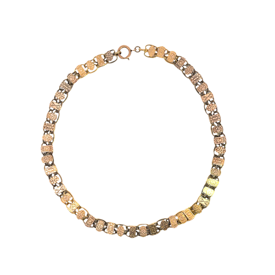 Victorian 14KY gold 'Book Chain' necklace