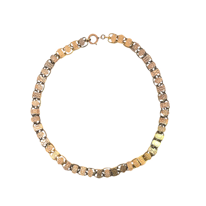 Victorian 14KY gold 'Book Chain' necklace