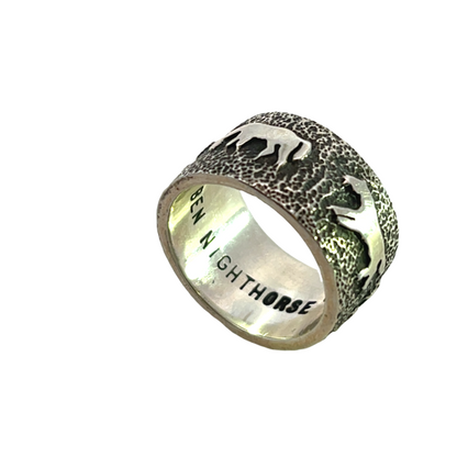 Native American Sterling Silver Ben Nighthorse Campbell ring