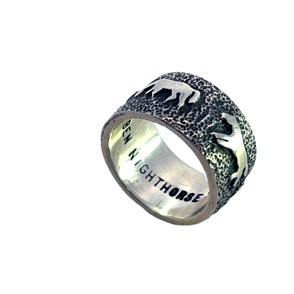 Native American Sterling Silver Ben Nighthorse Campbell ring